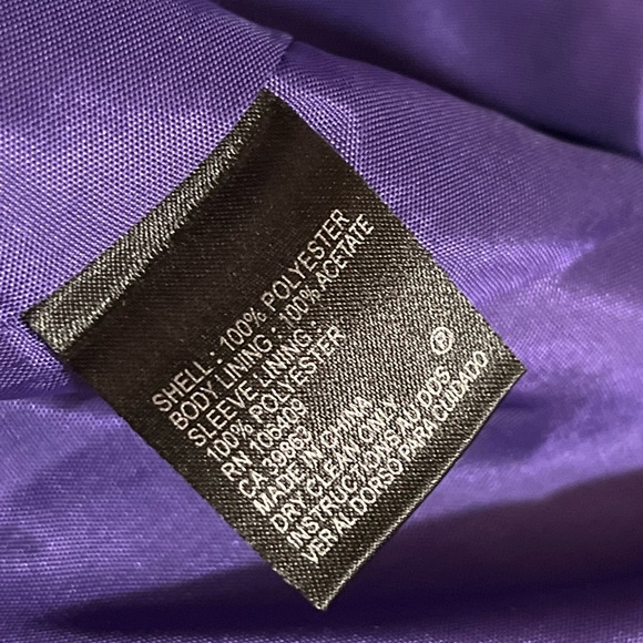 Tahari 3/4 Sleeve Tie Front, Cowl Neck Girly Blazer Jacket - super unique - Picture 7 of 8